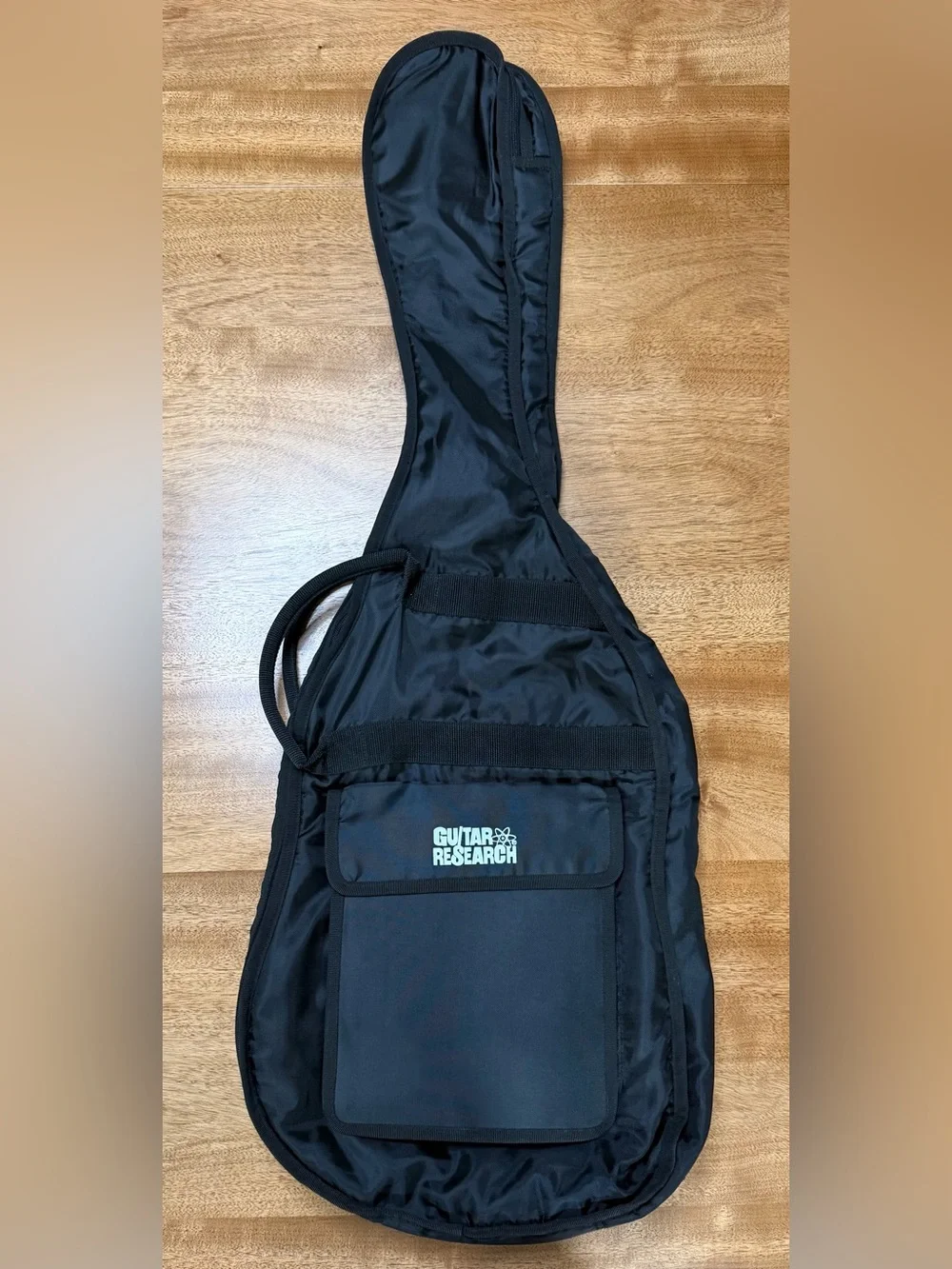 Black Padded Guitar Bag - Lightweight Carry Case